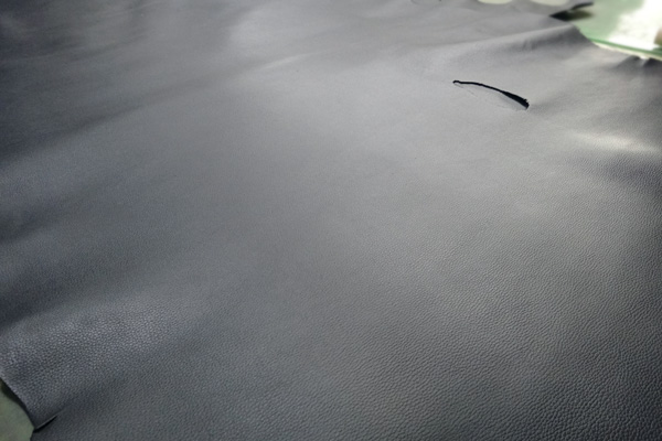 大きな原皮のチェック