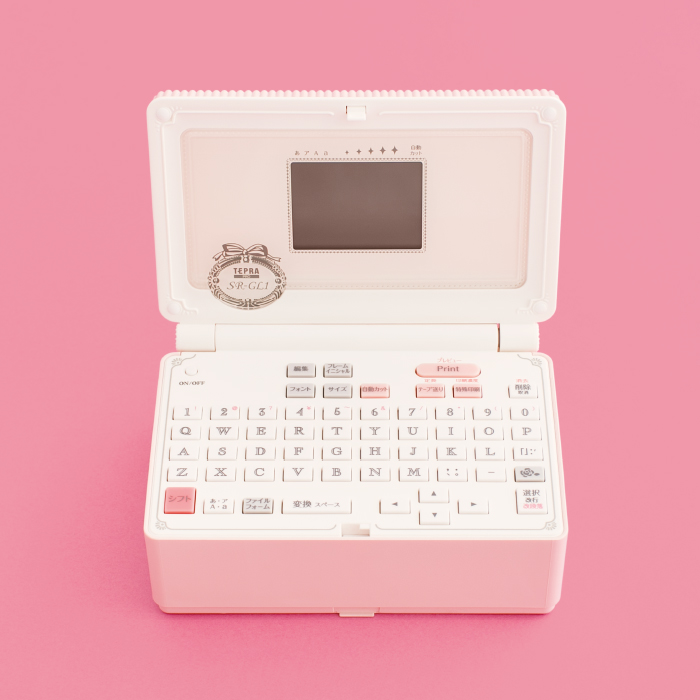 女子にうれしい、かわいい「テプラ」