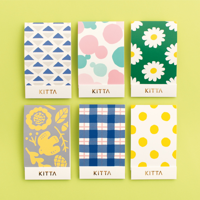 持ち運びやすいカード型、使いやすい長さに切ったマスキングテープ KITTA