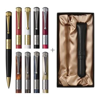 ＲＯＭＥＯギフトセット　ボールペン細軸＋ペンケース黒