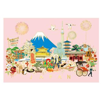 和風クリスマスカード　Ｃ０７－００１０