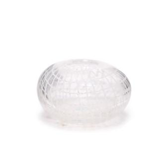 グラスベース　ＬＩＧＮＥ　オヴァル　ホワイトグリッド