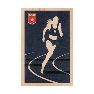 ウッドポストカード　Ｗ１１７ＳＰ／Ｒ　ランニング