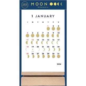 ２０２６　レタープレススタンドカレンダー　ＭＯＯＮ