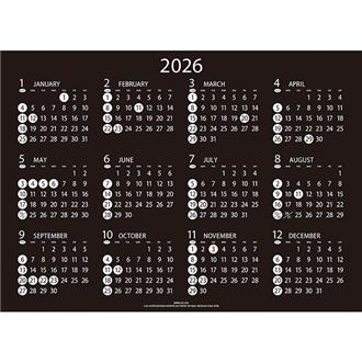 ２０２６　ピカリコカレンダー