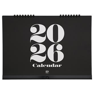 ２０２６　ブラック　ウォールカレンダー