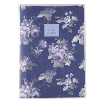 ２６　ペイジェムメモリー家計簿（ローラアシュレイ）Ｂ５　ヴィオレッタ