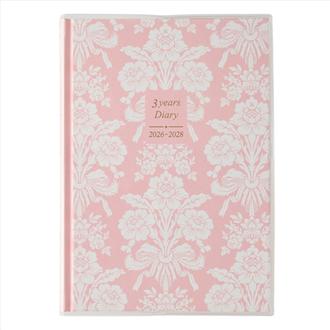 ２６　ペイジェムメモリー３年連用（日記）Ａ５ローラアシュレイ　タットン