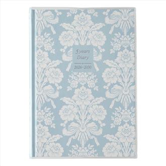 ２６　ペイジェムメモリー５年連用（日記）Ａ５ローラアシュレイ　タットン