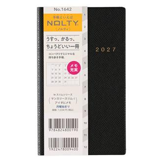 ２７　ＮＯＬＴＹ　マンスリースリム－ｉ　アイダにメモ　月曜始まり