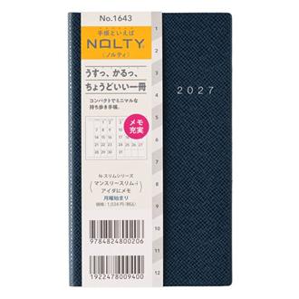 ２７　ＮＯＬＴＹ　マンスリースリム－ｉ　アイダにメモ　月曜始まり