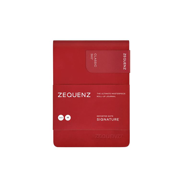 ジークエンス３６０°スリムリポーターノートＭ　方眼