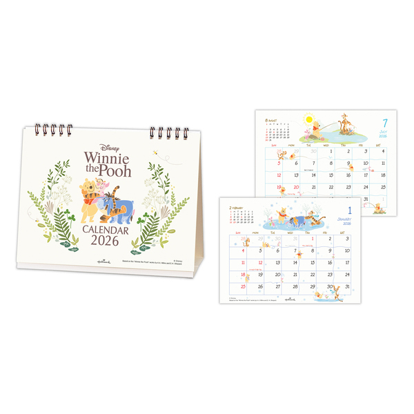 Takkyu Ishino Works 〈完全生産限定盤＞特典卓上カレンダー付き 2026 卓上カレンダー くまのプーさん | 伊東屋オンラインストア