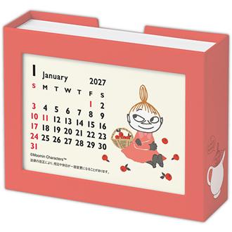 ２０２７　卓上メモカレンダー　ムーミン