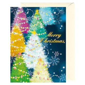 洋風クリスマスカード　Ｓ２００－１３５