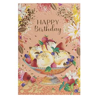 バースデーカード　バニラアイスクリーム