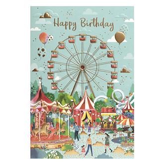 バースデーカード　アミューズメントパーク