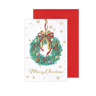 洋風クリスマスミニカード　Ｓ２２０－０５３