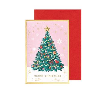 洋風クリスマスミニカード　Ｓ２２０－０５４