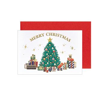 洋風クリスマスミニカード　Ｓ２２０－０５５