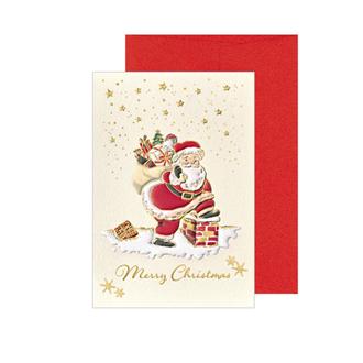洋風クリスマスミニカード　Ｓ２２０－０５６