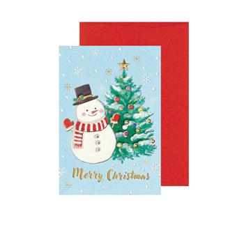 洋風クリスマスミニカード　Ｓ２２０－０５９