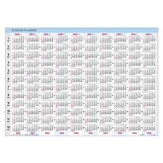 ２０２６　壁掛　Ａ２　１０年カレンダー