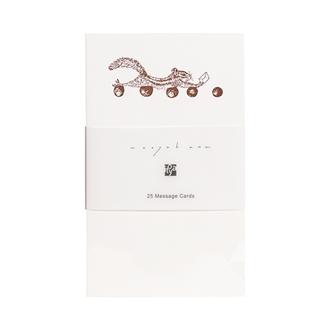 秦直也　メッセージカード　「リス」