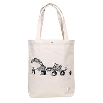 秦直也　帆布トートバッグ　「リス」