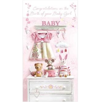 ベビーカード　ＩＢＣ１５９Ｗ　ガール（部屋）