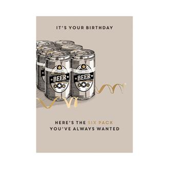 バースデイカード　ＧＨ１０４４Ｗ　キング（６パック）