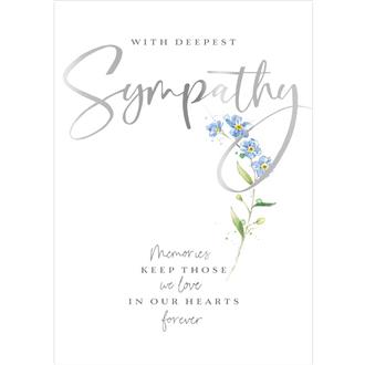 お悔みカード　ＧＨＳ３４８　勿忘草