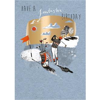 バースデイカード　ＧＨ１２０２　カーボン＆コール（ゴルフ）