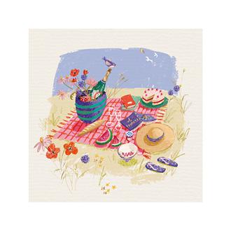 ブランクカード　ＩＩ１２７５　スケッチブック（ピクニック）