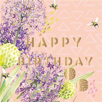 バースデイカード　ＩＪ０１１９　イパネマ（アリウム）