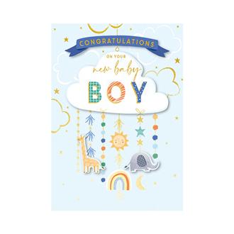 ベビーカード　ＴＰ０１３２ＪＷ　男の子（モビール）