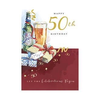 バースデイカード　ＧＨ４２５　メンズ（５０歳）