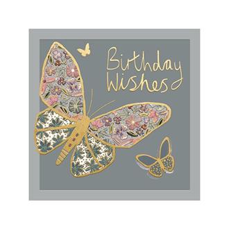 バースデイカード　ＩＩ１３９６　カメリア（蝶）