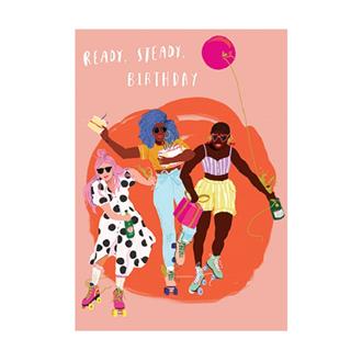 バースデイカード　ＹＧＧ０１１　ＧＯガール（スケート）