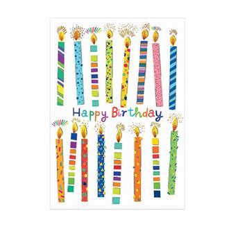 バースデイカード　ＫＡＧ２０４　万華鏡（キャンドル）