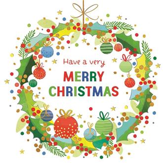 クリスマスカード　ＫＡＸ３２６　リース