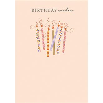 バースデイカード　ＰＮＧ０１１　パンジー（キャンドル）