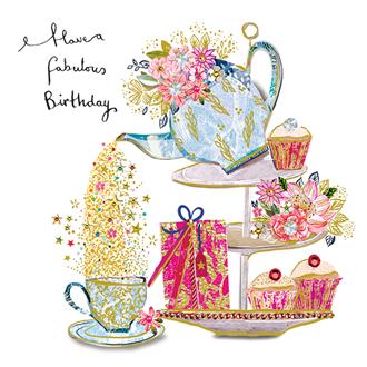 バースデイカード　ＡＴＧ１８８　アルチザン（ティーポット）