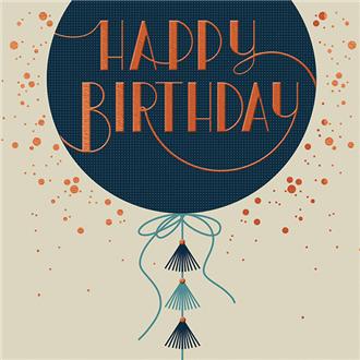 バースデイカード　ＭＥＧ０５５　メトロポリス（風船）