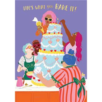 ブランクカード　ＹＧＧ２１２　ＧＯガール（人生はケーキ作り）