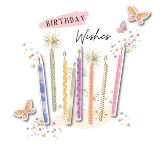 バースデイカード　ＳＳＥＲ００３　Ｓ＆Ｓ（キャンドル）