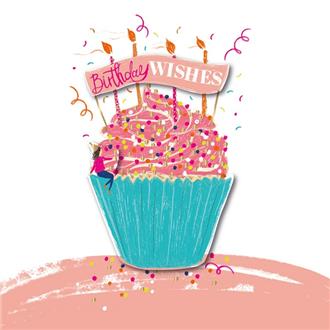 バースデイカード　ＪＹＥＲ００７　ＴＹＰＥ（カップケーキ）