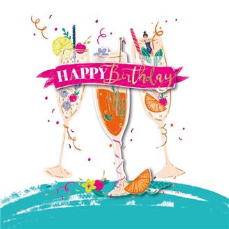 バースデイカード　ＪＹＥＲ０１４　ＴＹＰＥ（乾杯）