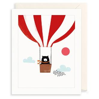 ブランクカード　ＢＥ３６Ａ　黒熊（気球）