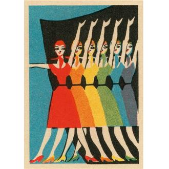 ブランクカード　ＪＭ６７７　ＶＭ（レインボー）